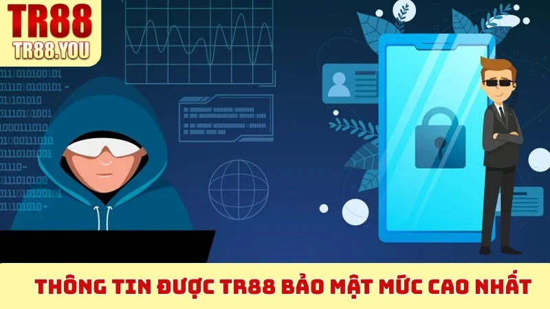 Thông tin được TR88 bảo mật mức cao nhất
